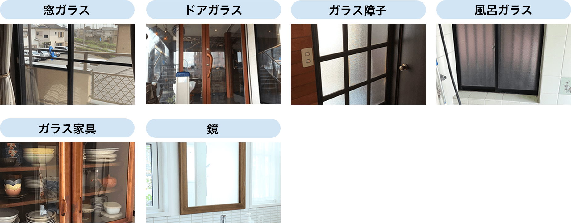対応ガラス 一覧